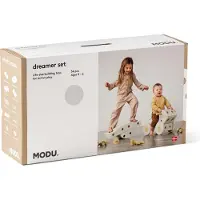 Modu Rêveur Set - 34 Parties - 70x40x20cm - Sable Grey/Honey Jau - - UneTaille - Bloc de Motricité