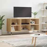 vidaXL Armoire TV Chêne Sonoma 103,5x30x50 cm Bois composite - Armoire TV - Panneaux TV - Tableau TV