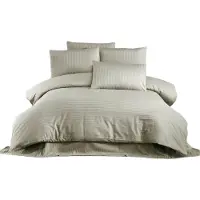 L'essentiel Maison , Lilyum- WTN6210, Cappuccino, couettes, 100% satin de coton