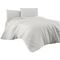 L'essentiel Maison , White, Ranforce Ensemble housse de couette king-size (FR), Blanc, 100 % COTON RANFORCE, 240 x 220 cm