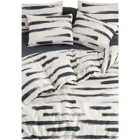 L'essentiel Maison , Brush, ensemble housse de couette king size (FR), moutarde, 65 % COTON / 35 % POLYESTER, 240 x 220 cm