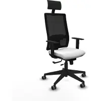 Piqueras Y Crespo Chaise de bureau avec appui-tête 1D066G1 Blanc