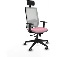 Piqueras Y Crespo Chaise de bureau avec appui-tête 1D066G1 Rosa