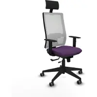 Piqueras Y Crespo Chaise de bureau avec appui-tête 1D066G1 Lila