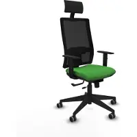 Piqueras Y Crespo Chaise de bureau avec appui-tête 1D066G1 vert