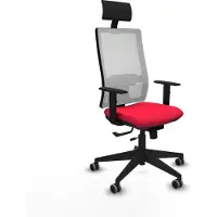 Piqueras Y Crespo Chaise de bureau avec appui-tête 1D066G1 Rouge