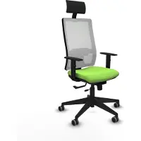 Piqueras Y Crespo Chaise de bureau avec appuie-tête 1D066G1 couleur pistache