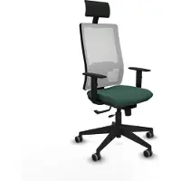 Piqueras Y Crespo Chaise de bureau avec appui-tête 1D066G1 vert