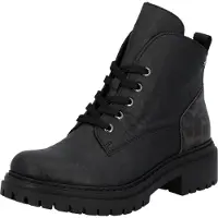Rieker Bottines à lacets gris foncé / noir