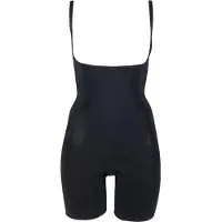 Spanx pour femme. 10130R_VERY BLACK Gaine de décolletage sous poitrine avec jambe courte 10130R noir (M), Casuel, Nylon