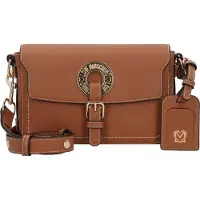 Love Moschino Femmes, Sac à main, Logo Eyelets Sac à bandoulière 18 cm, Marron