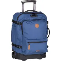Cabaia trolley sac à dos pour ordinateur portable Soft Suitcase 2 Wheels Essentials Trolley 48L Shiraz bleu 51cm