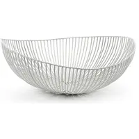 Serax Panier Oval Meo Metal Sculptures White