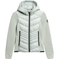 Superdry Femme Veste à Capuche en Polaire Storm Gris Clair Taille: 36