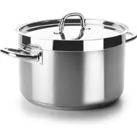 Lacor - 54046s - High Casserole sans Cuisinier Luxe Luxe 45 cm Acier inoxydable