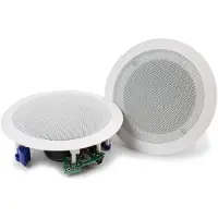 Power Dynamics CSBT60 Set d'enceintes de plafond ampli 5,25" Bluetooth - blanc