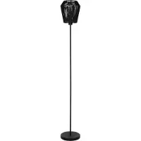 Eglo PERSLEY Lampadaire Lampadaire - H155,5 x Ø22 cm - noir - 1X60W excl - IP20