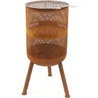 Bonfeu Poêles de jardin BONVES 45 Corten - Ø 45 cm x H 100 cm