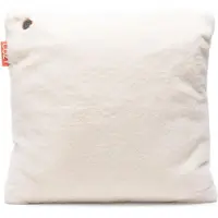 Bodi-Tek Coussin chauffant douillet | Una | Durable et sans fil | Infrarouge | 45x45 cm | crème | Teddy | Grande batterie