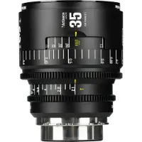 7artisans 35T21B-PL INF 35mm T2.1 INFINTE PL Mount (Black) (Arri PL, Plein format), Objectif, Noir