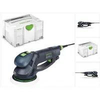 Festool RO 150 FEQ-Plus ROTEX Ponceuse roto-excentrique 720W, course 5mm + Coffret Systainer (571805)