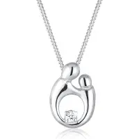Elli DIAMONDS Chaîne 'Mama' argent