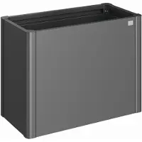 Biohort jardinière surélevée 1 x 0,5 gris foncé métallisé