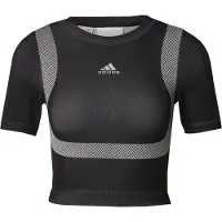 Adidas Originals T-shirt bébé Techfit sans coutures Femme Noir/Blanc