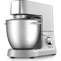 Moulinex Masterchef QA810D Pétrin planétaire Robot de cuisine 6,7 litres Fouet Crochet à pétrir 1500 W 8 vitesses puissant