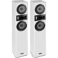 Fenton Paire d'enceintes colonnes SHF700W Blanc, Couleur détaillée : Blanc (1 paire), Enceinte hifi + home cinéma, Blanc