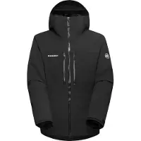 Mammut - Veste thermique de ski isolante et imperméable - Stoney HS Thermo Hooded Jacket Men Black pour Homme - Taille M - Noir
