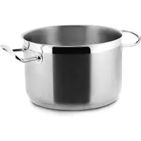 Lacor FLEISCHTOPF O/Lid ECO-Chef 24X15 CMS, acier inoxydable, 24, 24 cm