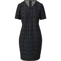 Comma Robe noir / blanc