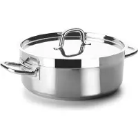 Lacor 54020S Cocotte sans couvercle diamètre 20 cm Chef Luxe