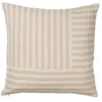 Broste Copenhagen Housses de coussins FRANKIE - Marron - 50x50 cm