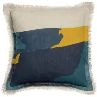 Vivaraise Housses de coussins ZEFF NAIA - Bleu - 45x45 cm