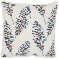 Sema Housses de coussins TROPIC'ART - Blanc - 45x45 cm