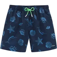 s.Oliver Shorts de bain marine / bleu clair