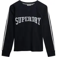 Superdry T-shirt marine / blanc
