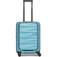Bergpfeil trolley pour ordinateur portable Travel Cabin Trolley With Front Pocket Glacier Blue Metallic bleu clair 55cm