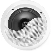 Power Dynamics Haut-parleur de plafond CSSG8 50W, 8 pouces, blanc (Passif), Haut-parleur PA, Blanc