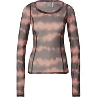 Monki T-shirt framboise / noir