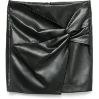 Vero Moda Jupes courtes VMGAWN MW PU SHORT femmes - Noir - EU M