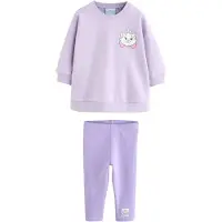 Next Set 'Disney Aristocats' gris / lavande / orange / blanc