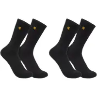Carhartt Midweight Crew Chaussettes - Paquet de 2