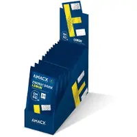 Amacx On The Go Energy Drink Monodose Box Lemon 42g 12 Units Bleu