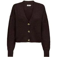 ONLY Cardigan 'ONLCarol' brun foncé