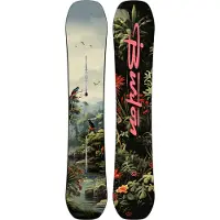 Burton - Packs (snowboard + fix) - Snowboard all mountain - Pack Custom Jungle 2026 pour Homme - Vert