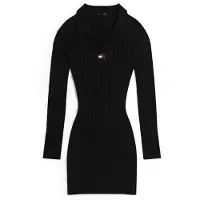 Tommy Hilfiger Robes en maille bleu marine / rouge / noir / blanc