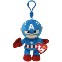 TY 34004 Captain America - Marvel- Key Clip - Soft
